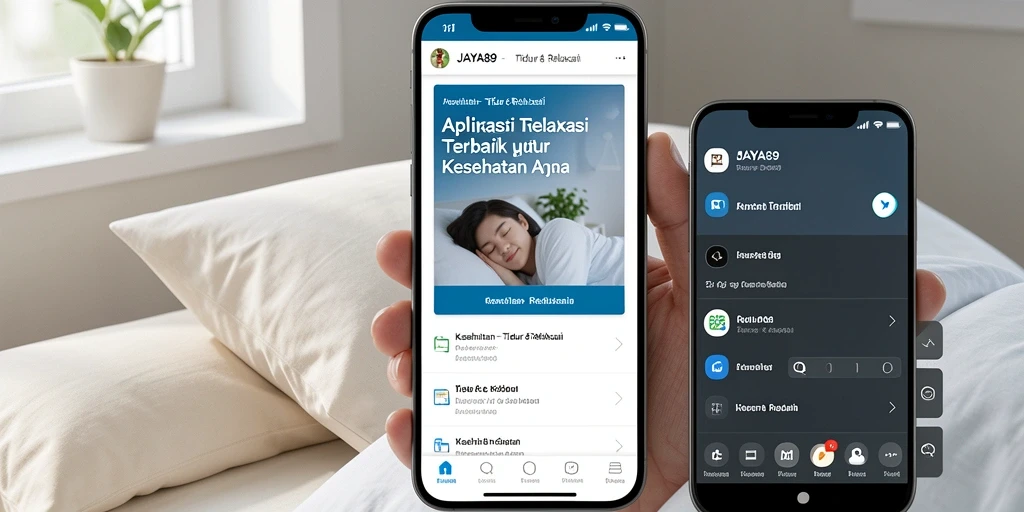 Tampilan antarmuka aplikasi JAYA89 yang tenang dan menenangkan.