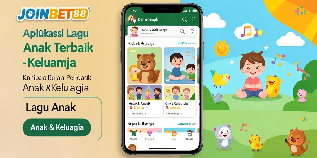 Tampilan utama JOINBET88 dengan antarmuka pengguna yang ramah anak.