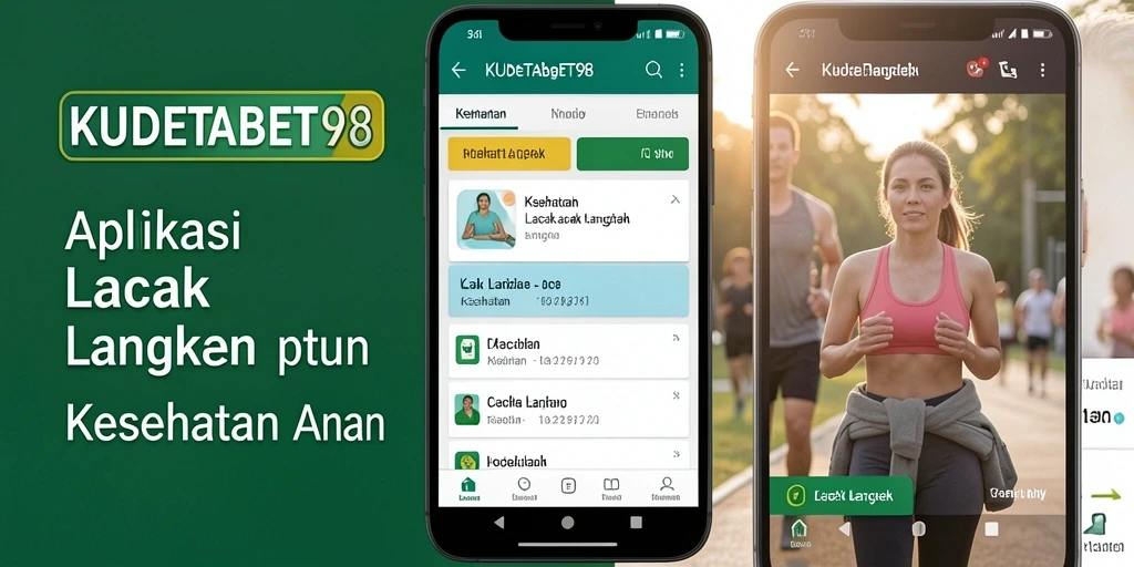Antarmuka KUDETABET98 menampilkan fungsi lacak langkah yang mudah diakses.